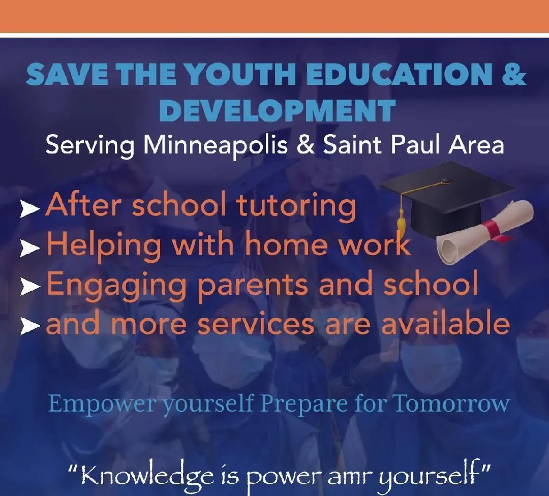 Save The Youth Education & Development, serving Minneapolis and Saint Paul: after-school tutoring, homework help, and engaging parents and schools. Empower yourself. Prepare for tomorrow.